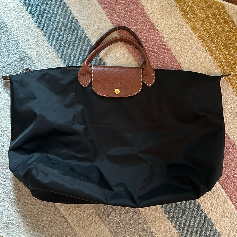 Longchamp Le Pilage S Travel Bag Black